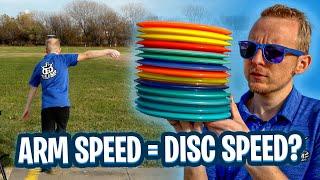 How much power do drivers need? Testing armspeed vs. disc speed  Physics of Form ep. 7