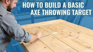 How to Build an Axe Throwing Target – Basic DIY Build Feat. CoPilot Designs