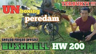 Unboxing peredam bushnell hw 200 super senyap rasa import