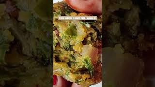 No Deep Fry Crispy Vada Recipe - Palak Vada #chaitime #vada #trendingshorts  #viralyt