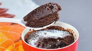 Microwave Cake in a Mug  1 minute Recipe  Cook with us