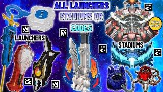 ALL LAUNCHER AND STADIUM QR CODES  BEYBLADE BURST SURGE APP