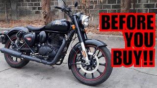 ROYAL ENFIELD CLASSIC 350 - The 5PM RUSH HOUR test ride on a beat up demo bike