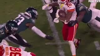 CJ Gardner-Johnson HUGE HIT on Isiah Pacheco  Chiefs vs Eagles  Super Bowl 58