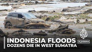 Dozens dead and several missing in Indonesia flash floods cold lava flow
