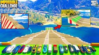 GTA 5 Indian Cars Vs Super Cars  Impossible Sky Ramp Cross Challenge  HINDI  GTA 5 Indian Cars