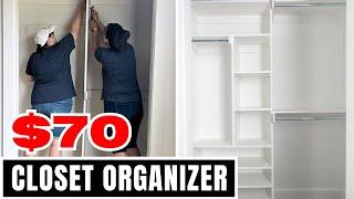 How To Build SIMPLE and CHEAP DIY Closet Organizers for $70