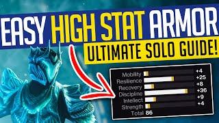 Destiny 2  Get HIGH STAT Armor SOLO Ultimate Farm Guide - Season of the Deep