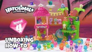 Hatchimals CollEGGtibles  Tropical Party Playset - Unboxing & How-To