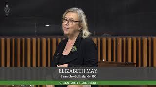 Elizabeth May on the Canada-US softwood lumber trade dispute