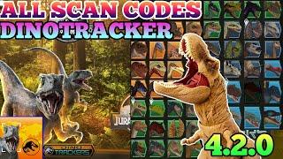 Jurassic World DINO TRACKERS 2023 Facts App All Scan Codes Update Tyrannosaurus Rex Indominus Rex