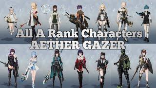 AETHER GAZER - ALL A RANK CHARACTERS AETHER GAZER