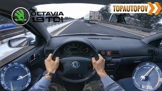 Skoda Octavia mk1 1.9TDI 74kW 25 4K TEST DRIVE – ACCELERATION ENGINE VIEW & BRAKINGTopAutoPOV