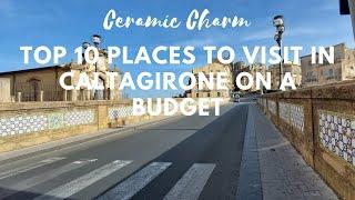 Ceramic Charm Top 10 Places to Visit in Caltagirone on a Budget