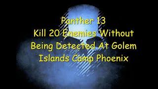 Ghost Recon Breakpoint  Panther Rank 13  20 Kills Undetected At Golem Islands Camp Phoenix