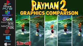 Rayman 2  Graphics Comparison  PS1 PS2 N64 GBC DS 3DS Dreamcast PC iOS