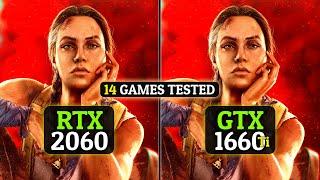 RTX 2060 6GB vs GTX 1660 ti  Biggest Comparison