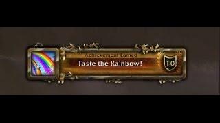 Blast from the Past  Taste the Rainbow achievement 6.0.3 Level 100