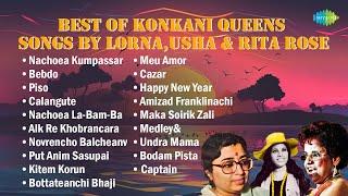 Best of Konkani Female Songs  Konkani Queens  Lorna  Usha  Rita Rose  Konkani Songs