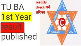 Bachelor 1st Year Result Published  Result Check Tips #result #out #tu