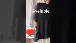 muslims girls new designer top 2024 with hand bag available