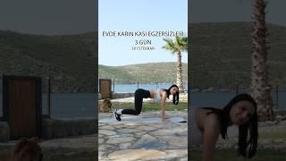 Evde karın kası egzersizleri  #coreworkout #sports #shorts