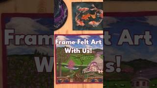 This Wooly Wednesday Frame Felt Art with Special Guest Helen Russell