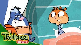Scaredy Squirrel - Sticky Situation  Cowlicked  FULL EPISODE  TREEHOUSE DIRECT