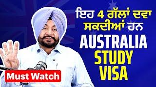 4 Tips for Australia Study Visa  Big Updates 2024  Must Watch  RS Global Immigration