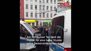 Exzellenter Polizei Einsatz am 1.Mai in Berlin Kreuzberg. 2023