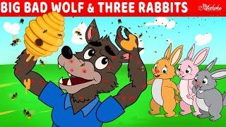 Big Bad Wolf and Three Rabbits  Bedtime Stories for Kids in English  Fairy Tales