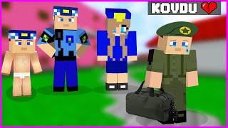 KEREM KOMİSER BEBEK ASKERİ EVDEN KOVUYOR  - Minecraft ZENGİN FAKİR HAYATI