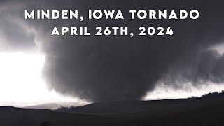 Minden Iowa Tornado Entire Sequence  April 26th 2024