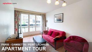 Paris 20th Arrondissement Furnished 1-Bedroom Apartment Video Tour