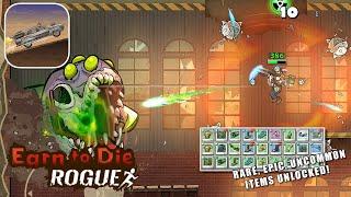 Earn to Die Rogue - All Rare Epic & Uncommon Equipment Unlocked Gameplay