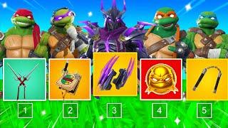 Die ZUFÄLLIGE MYTHISCHE NINJA TURTLES BOSS Challenge in Fortnite Deutsch