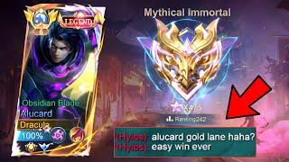 GLOBAL ALUCARD NEW BUILD FOR LIFESTEAL HACK THIS BUILD IS TOTALLY BROKEN IN IMMORTAL TIER