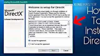 How to install DirectX 9101112 In windows XP788.110 Step By Step By Technical Zone