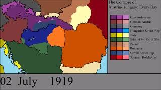 The Collapse of Austria-Hungary Every Day