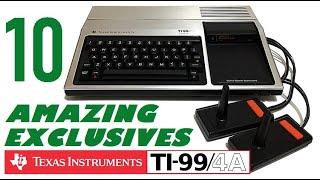 10 Amazing Texas Instruments TI-994A Exclusives