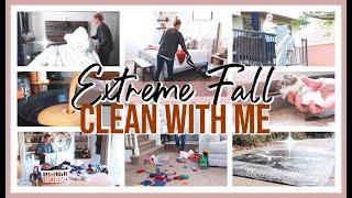 ULTIMATE FALL CLEAN WITH ME 2020  WHOLE HOUSE ALL DAY CLEANING MOTIVATION