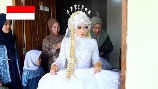 indonesian marriage culture muslim wedding in rural madura indonesia village