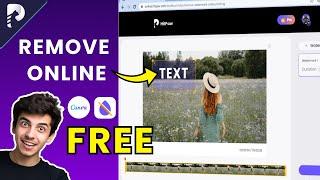 How To Remove Text From Videos Without Blur  ONLINE  FREE  100% working