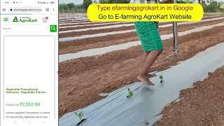  Buy Vegetable Transplanter  #efarmingagrokart  efarmingagrokart.in  Manual Vegetable Planter