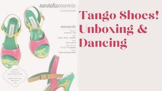 Debailar Tango Shoes Unboxing & Dancing