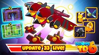 The Goliath Doomship Paragon BTD 6 Update 33 Monkey Ace Paragon and new overed Garden map