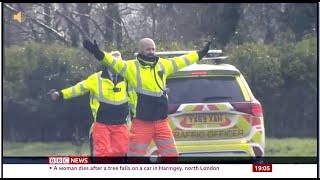 Storm Eunice Aftermath BBC News Report 18222