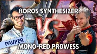 Did Double Masters 2022 Break Pauper?  Boros Synthesizer vs Mono-Red Kiln Fiend