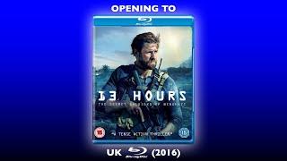 Opening to 13 Hours UK Blu-Ray 2016