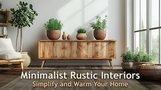 Transform Your Home with Minimalist Rustic Interior Design